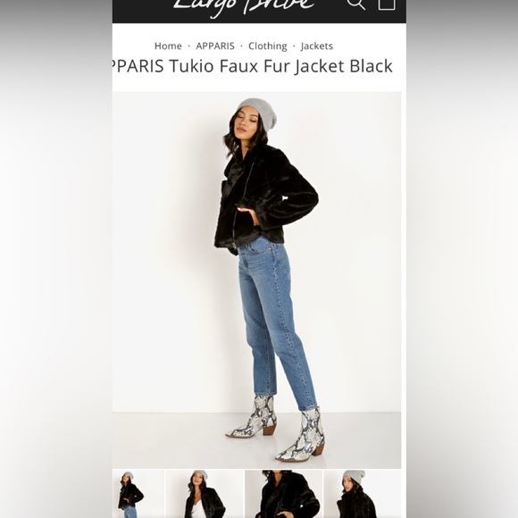 APPAPARIS Tukio Faux Fur Jacket - Picture 4 of 12